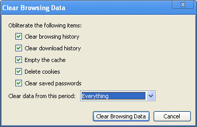 Clear List Of Most Visited Websites in Google Chrome