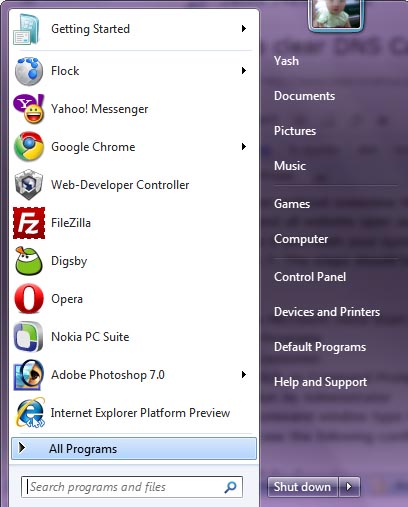 How to clear/flush DNS Cache in Windows 7 or Vista